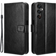 Flip case for Samsung Galaxy A25 5G, Crazy Horse Wallet, black