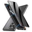 Case for Samsung Galaxy S24 Ultra, Privacy Dual Glass, black