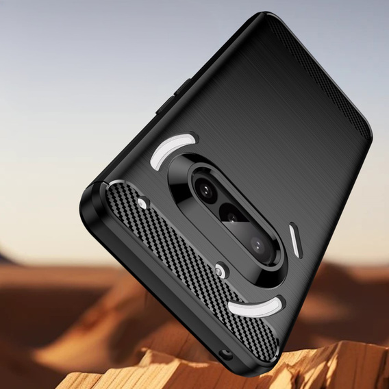 Case for Nothing Phone 3A, Carbon, black