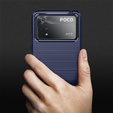 Case for Xiaomi Poco X4 Pro 5G, Carbon, blue