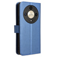 Flip case for Honor Magic 6 Lite 5G, Wallet Smart Magnet, blue