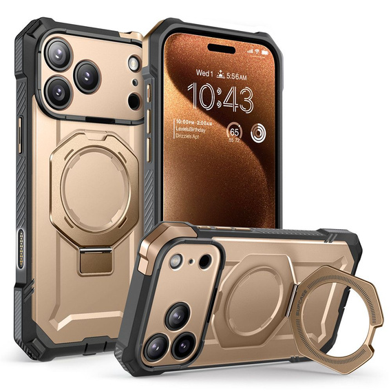 Supcase case for iPhone 17 Pro Max, Unicorn Beetle Grip Mag, Desert Gold