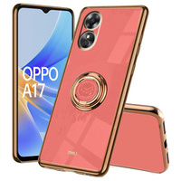 Case for Oppo A17, Electro Ring, red