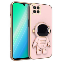 Case for Samsung Galaxy A22 5G, Astronaut, pink rose gold