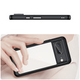 Case for Google Pixel 8, Fusion Hybrid, with camera protection, transparent / black
