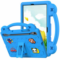 Children's case for Samsung Galaxy Tab S10 Lite / S10 FE / S9 FE, Cute Patterns, with stand, blue