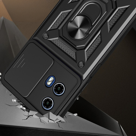 Case for Motorola Moto G24 / G24 Power / G04, CamShield Slide, black