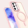 Skin-touch case with MagSafe stand for Samsung Galaxy A37 5G, pink