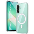 Case for Samsung Galaxy A26, Dropproof MagSafe, transparent + 9H Tempered Glass