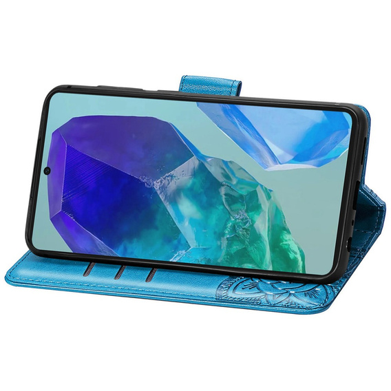 Flip case for Samsung Galaxy A16, Butterfly, blue