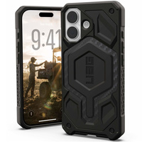Urban Armor Gear Case for iPhone 15 Plus, Monarch Pro Kevlar MagSafe, black