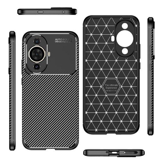 Case for Huawei Nova 11, Carbon Gel, black