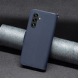 Flip case for Samsung Galaxy A55 5G, Wallet Litchi Leather, dark blue
