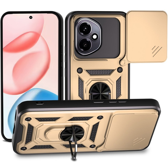 Case for Honor 400 5G, CamShield Slide, gold