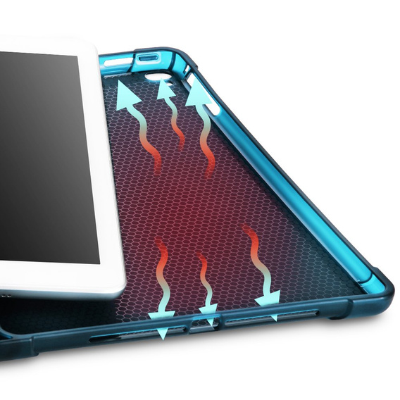 Case for iPad 9.7 2018 / 2017/ Air / Air 2, Smartcase with stylus space, blue