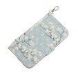 Flip case for Samsung Galaxy A14 4G/5G, Wallet, flowers magnolia, white