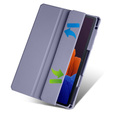Case for Samsung Galaxy Tab S7 Plus / Tab S7 FE, Smartcase Hybrid, with stylus space, purple
