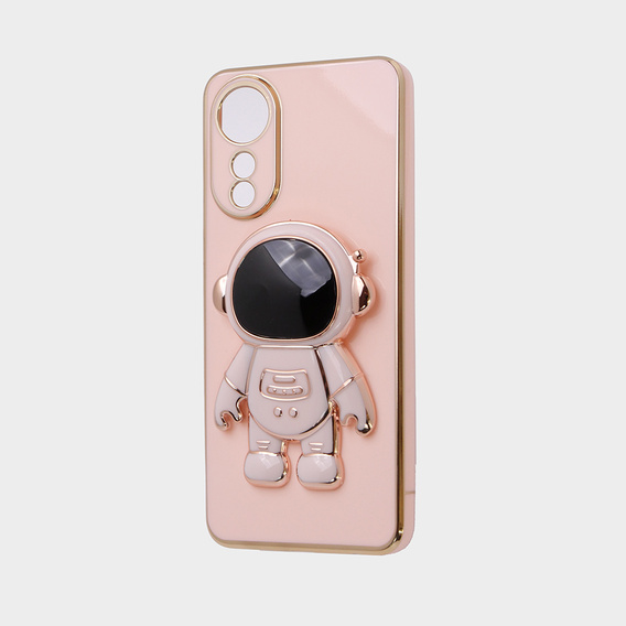 Case for Oppo A78 4G, Astronaut, pink rose gold