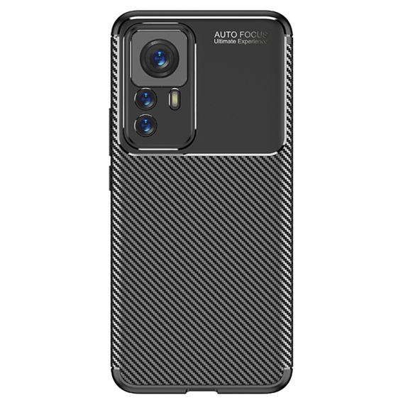 Case for Xiaomi 12T, Carbon Gel, black