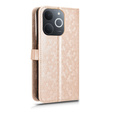 Flip case for Realme Note 70T 4G, Wallet Rhombus, gold