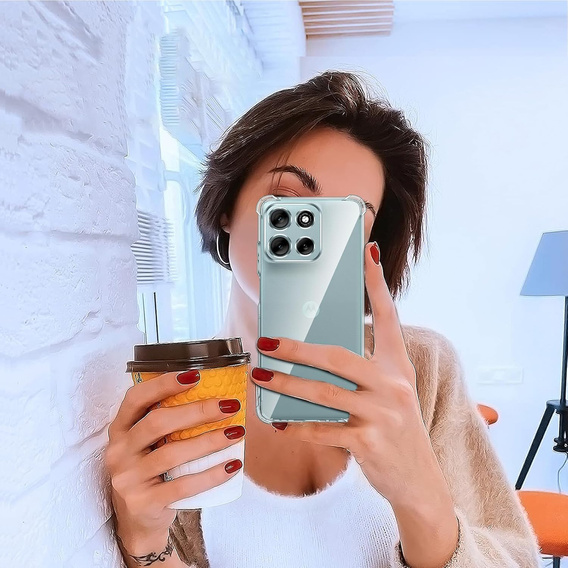 Case for Motorola Moto G56 5G, Dropproof, transparent
