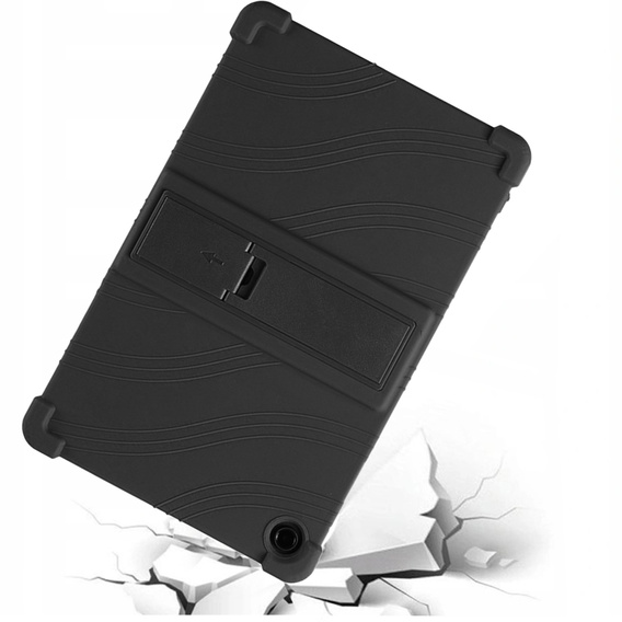 Silicone case for Lenovo Tab M10 Plus 10.6 Gen 3 TB-125F TB-128F, Impact, armor, black