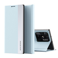 Flip case for Xiaomi Redmi 10C, Side Magnetic, light blue