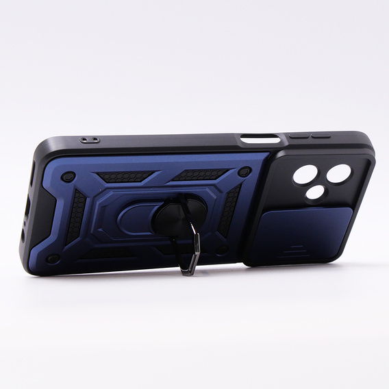 Case for Motorola Moto G54 5G, CamShield Slide, blue
