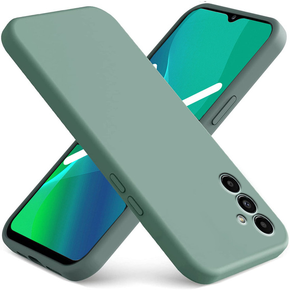 Case for Samsung Galaxy A04S / A13 5G, Silicone Lite, dark green