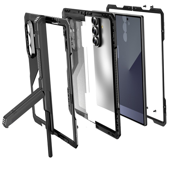 Armoured aluminium case with stand and stylus holder for Samsung Galaxy Z Fold7 5G