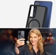 Case for Samsung Galaxy S20 FE, for MagSafe, ERBORD Matt Case, black + Screen Glass