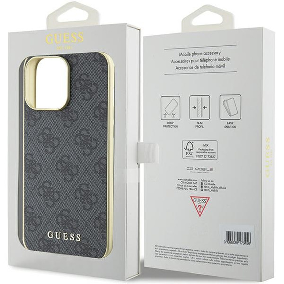Guess 4G Charms case with charm for iPhone 15 Pro