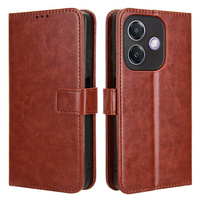 Flip case for Oppo A40 / Oppo A40m, Crazy Horse Wallet, brown