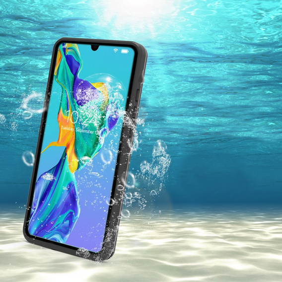IP68 Waterproof Case for Huawei P30 Pro, Redpepper, black