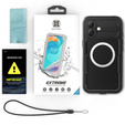 IP68 Waterproof Case for iPhone 16 Plus, SHELLBOX MagSafe, black