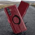 Flip case for Samsung Galaxy A54 5G, Wallet, do MagSafe, red
