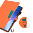 Case for Lenovo Tab M10 Plus 10.6 Gen 3, with flap, animal, orange
