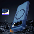Case with frame for Google Pixel 9 / Google Pixel 9 Pro, for MagSafe, blue