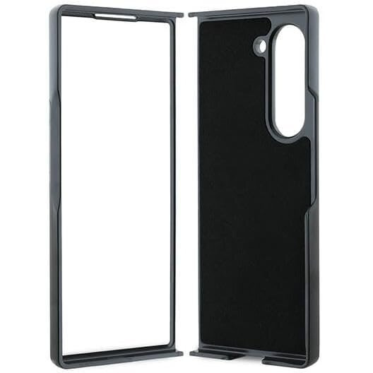 GUESS Case for Samsung Galaxy Z Fold6, 4G Big Metal Logo, black
