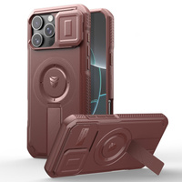 Armored case for iPhone 16 Pro Max, Dexnor CamProtect MagSafe, red