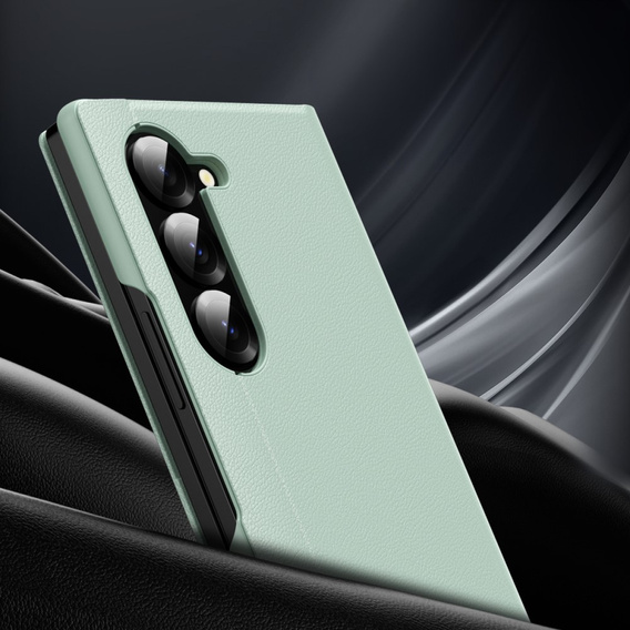 Flip case for Samsung Z Fold6 5G, Smart View Wallet, green