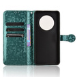 Flip case for Oppo Reno 12FS / 12F, Wallet Rhombus, green