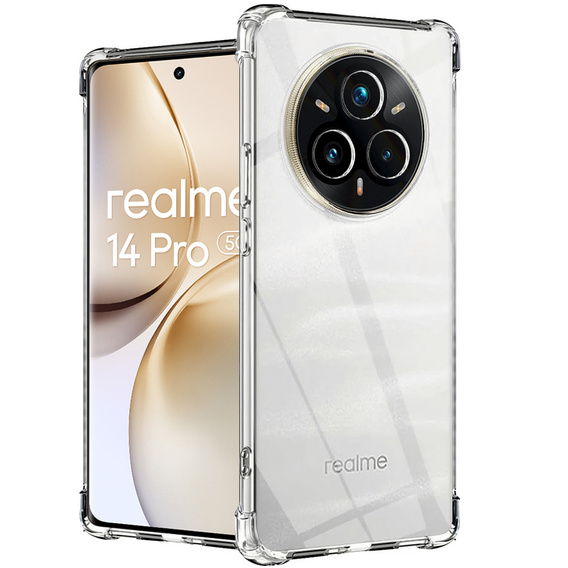 Case for Realme 14 Pro 5G, Dropproof, transparent