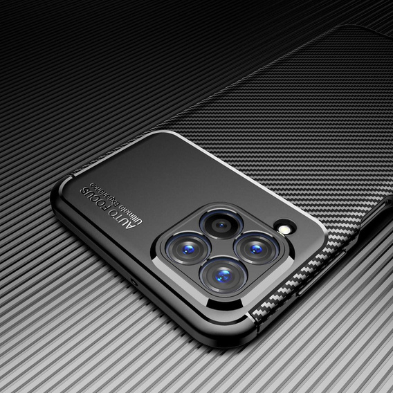 Case for Samsung Galaxy M53 5G, Carbon Gel, black