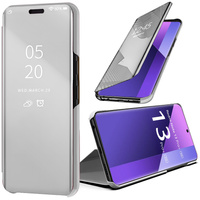 Case for Xiaomi Redmi Note 13 Pro+, Clear View, silver