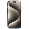 MagSafe's iPhone 15 Case, Carbon Fiber, black / blue