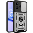 Case for Realme C53 4G, CamShield Slide, silver