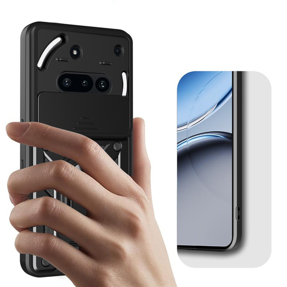 Case for Nothing Phone 3a, CamShield Slide, black