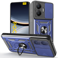 Case for Xiaomi Poco F7, CamShield Slide, blue