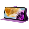 Flip case for Samsung Galaxy M15 5G, Wallet Smart Magnet, purple